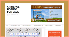 Desktop Screenshot of cribbageboardsforsale.com